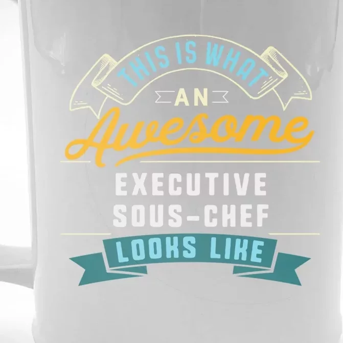 Funny Executive Souschef Cool Gift Awesome Job Occupation Gift Front & Back Beer Stein