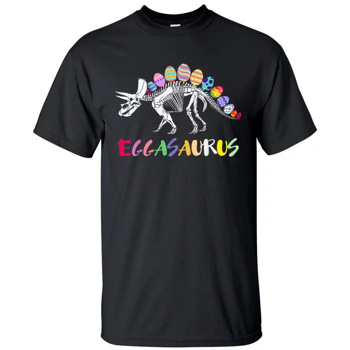 Funny Eggasaurus Stegosaurus Egg Dinosaur Easter Tall T-Shirt