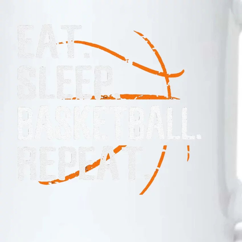 Funny Eat Sleep Basketball Repeat Funny Gift For Basketball Lover Gift Black Color Changing Mug