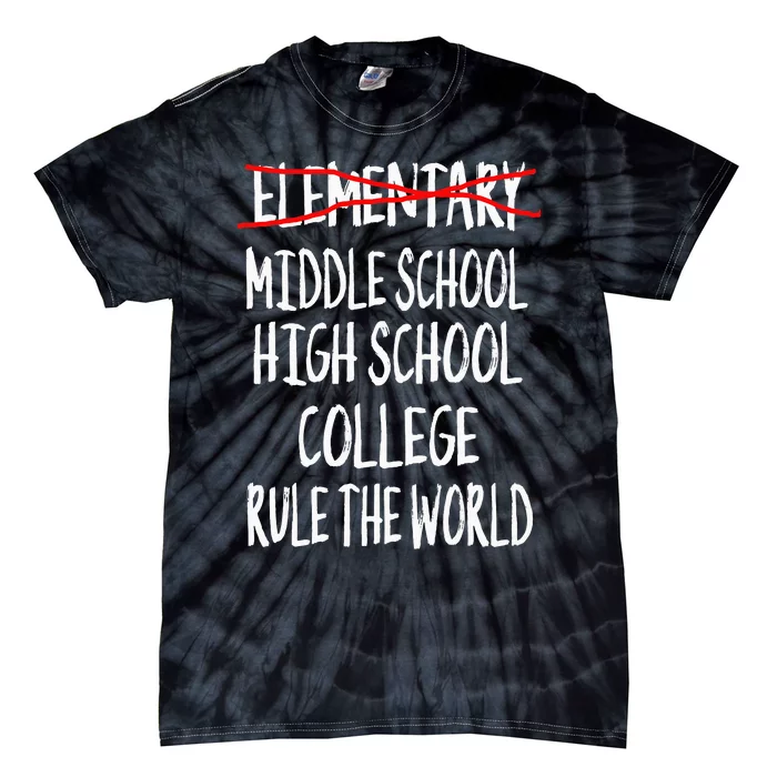 Funny Elementary School Graduation 6th Grade Graduation Tie-Dye T-Shirt