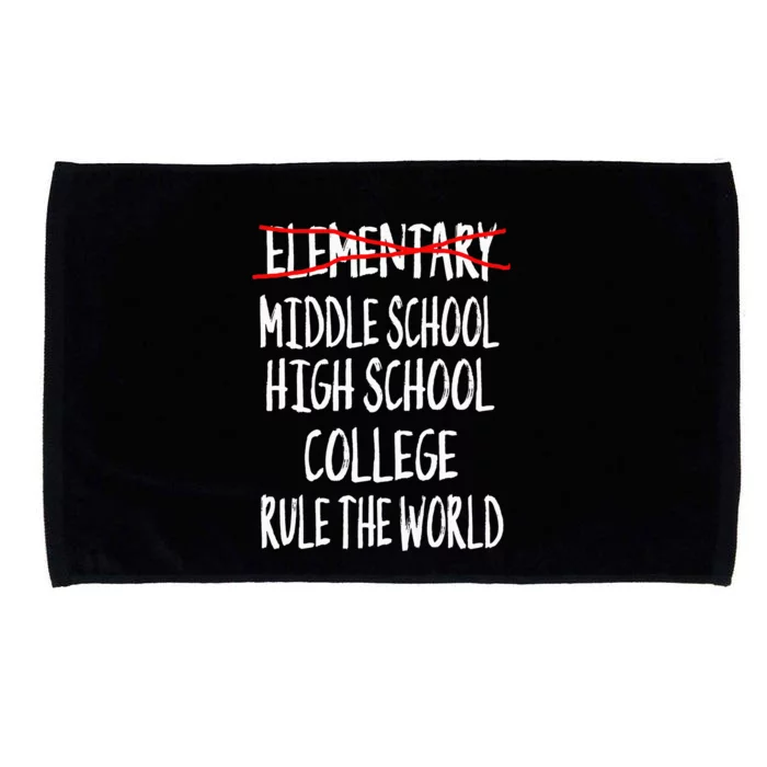 Funny Elementary School Graduation 6th Grade Graduation Microfiber Hand Towel