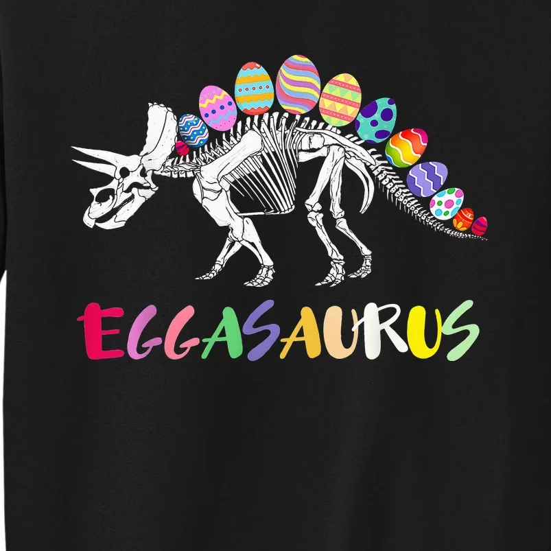 Funny Eggasaurus Stegosaurus Egg Dinosaur Easter Sweatshirt