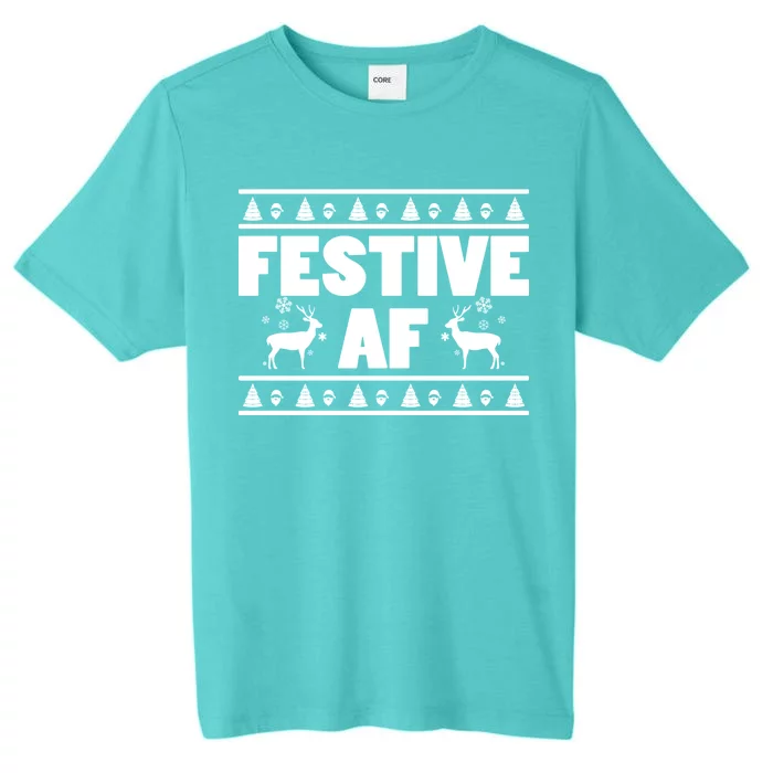 Festive AF Christmas ChromaSoft Performance T-Shirt