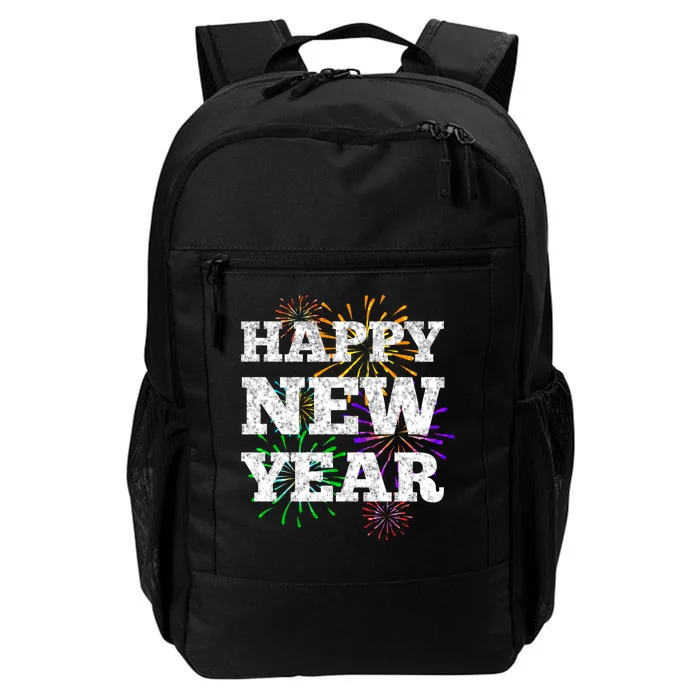 Festive Happy New Year Fireworks Daily Commute Backpack