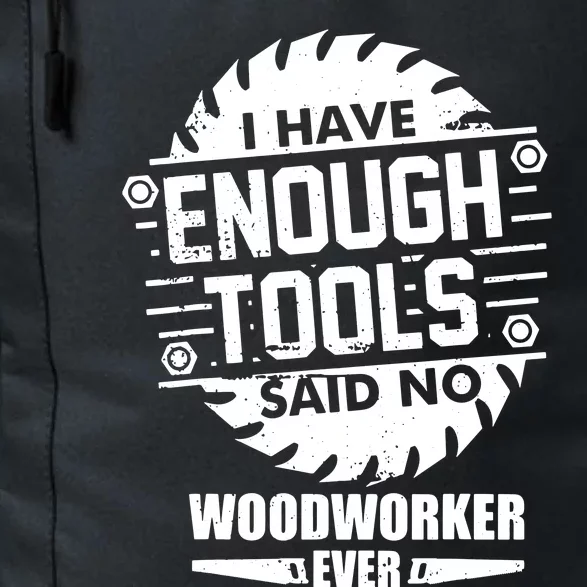 Funny Enough Tools Woodworking Kit Carpentry Sawblade Gift Daily Commute Backpack