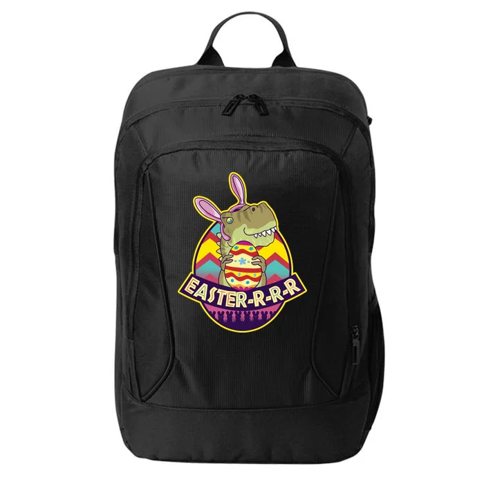 Funny EasterRRR TRex Dinosaur City Backpack