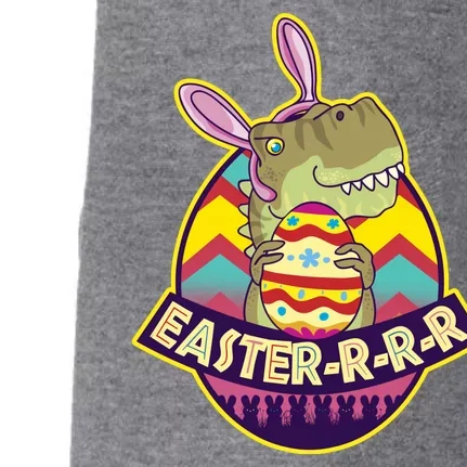 Funny EasterRRR TRex Dinosaur Doggie 3-End Fleece Hoodie