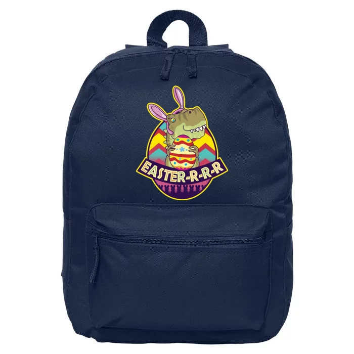 Funny EasterRRR TRex Dinosaur 16 in Basic Backpack