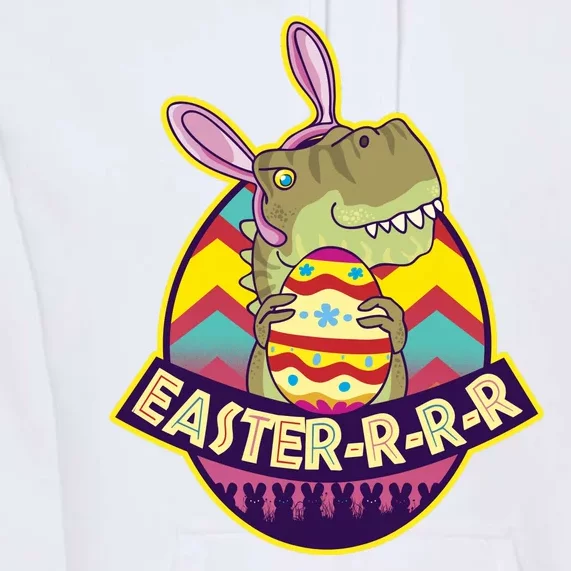 Funny EasterRRR TRex Dinosaur Premium Hoodie