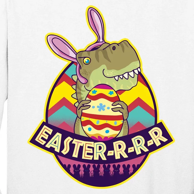 Funny EasterRRR TRex Dinosaur Tall Long Sleeve T-Shirt