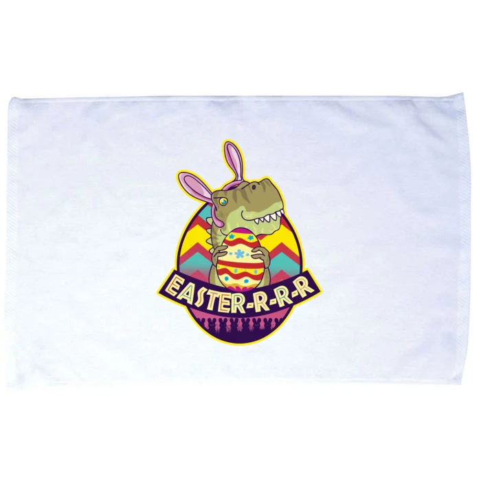 Funny EasterRRR TRex Dinosaur Microfiber Hand Towel