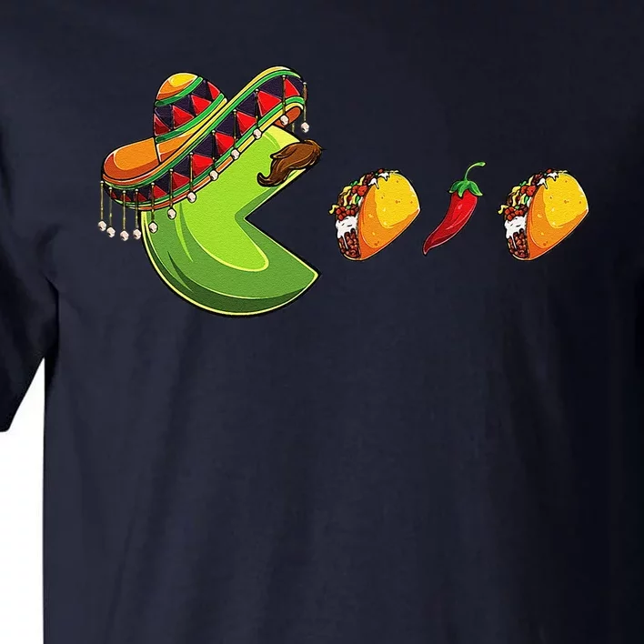 Funny Eating Tacos Cinco De Mayo Woman Mexican Tall T-Shirt