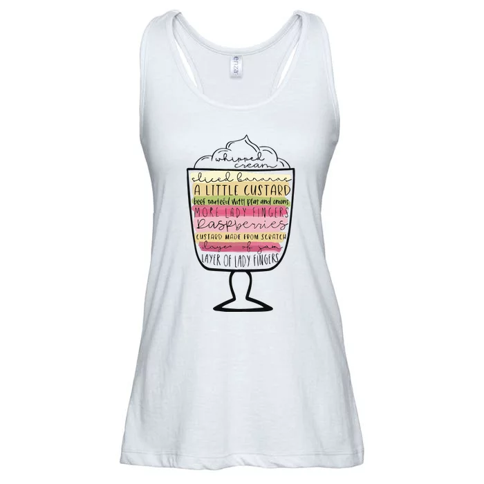 Friends English Trifle Rachels Trifle Friendsgiving Ladies Essential Flowy Tank