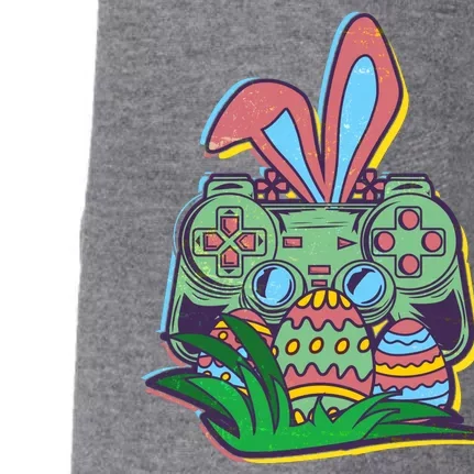 Funny Easter Time Gamer Bunny Ears Controller Easter Eggs Doggie 3-End Fleece Hoodie