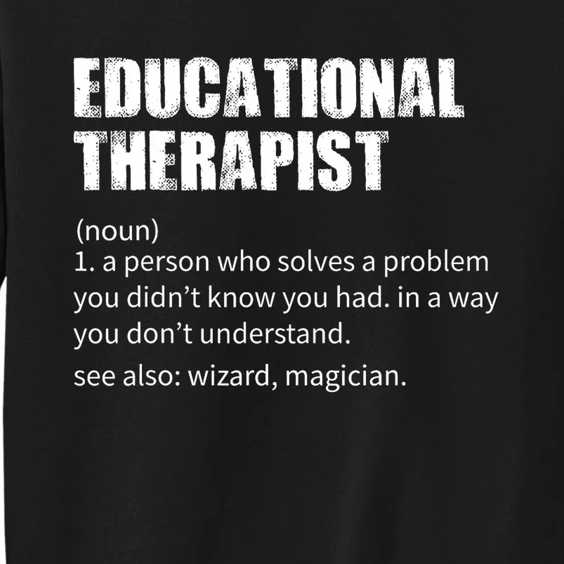 Funny Educational Therapist Definition Sweatshirt