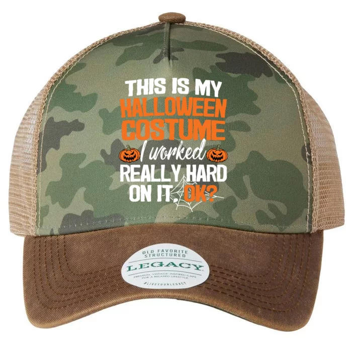 Funny Easy This Is My Halloween Costume Diy Last Minute Legacy Tie Dye Trucker Hat