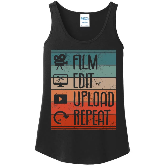 Film Edit Upload Repeat Cinematographer Cinematography Ladies Essential Tank