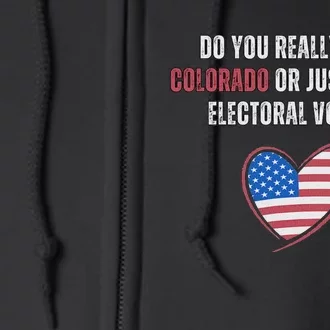 Funny Electoral Vote Full Zip Hoodie