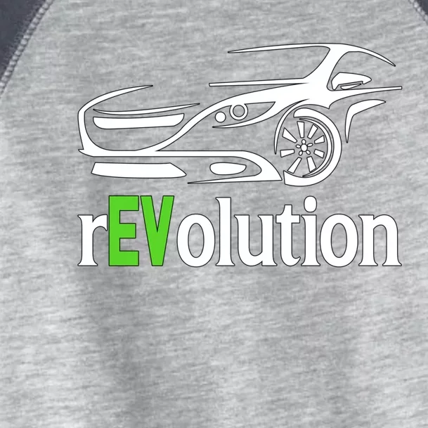 Funny Electric Vehicle Car Revolution Ev Driving Earth Day Gift Toddler Fine Jersey T-Shirt