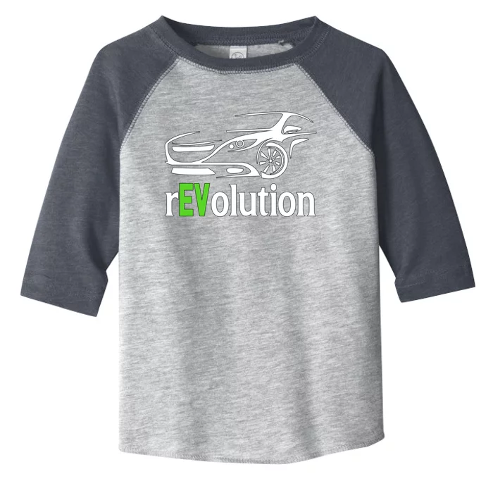 Funny Electric Vehicle Car Revolution Ev Driving Earth Day Gift Toddler Fine Jersey T-Shirt