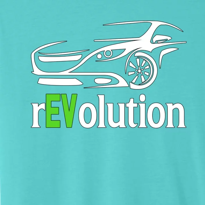 Funny Electric Vehicle Car Revolution Ev Driving Earth Day Gift ChromaSoft Performance T-Shirt