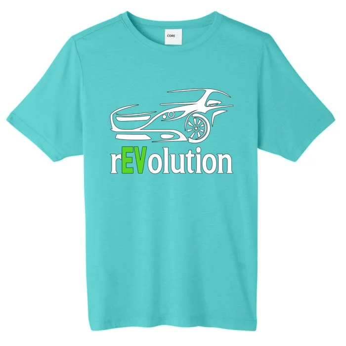 Funny Electric Vehicle Car Revolution Ev Driving Earth Day Gift ChromaSoft Performance T-Shirt