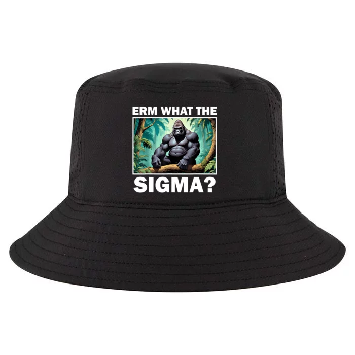 Funny Erm What The Sigma Ironic Meme Brainrot Quote Cool Comfort Performance Bucket Hat