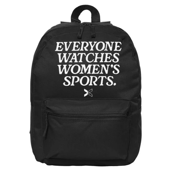 Funny Everyone Watches Women’S Sports Gift 16 in Basic Backpack