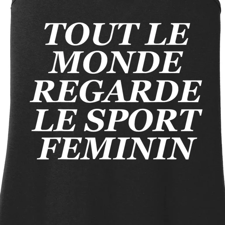 French Everyone Watches Women Sports Ladies Essential Tank