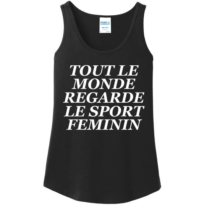 French Everyone Watches Women Sports Ladies Essential Tank