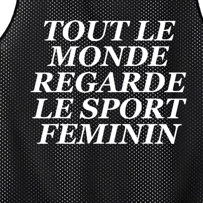 French Everyone Watches Women Sports Mesh Reversible Basketball Jersey Tank