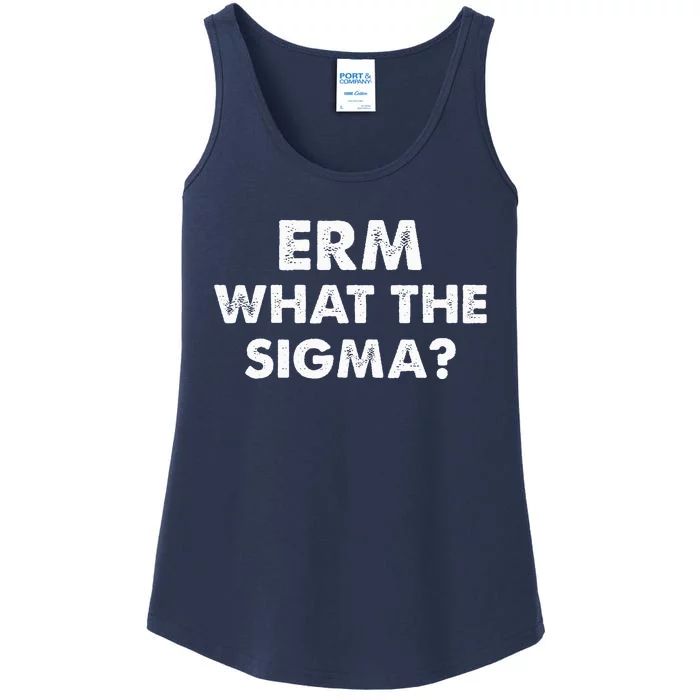 Funny Erm What The Sigma Meme Ladies Essential Tank