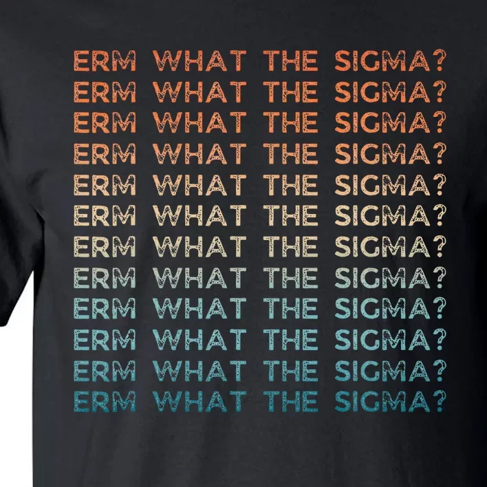 Funny Erm What The Sigma Ironic Meme Tall T-Shirt