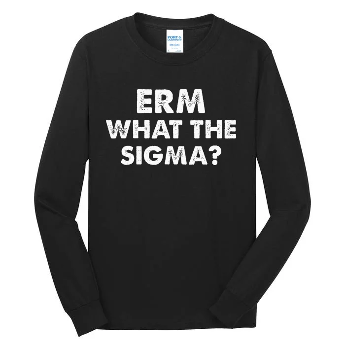 Funny Erm What The Sigma Tall Long Sleeve T-Shirt