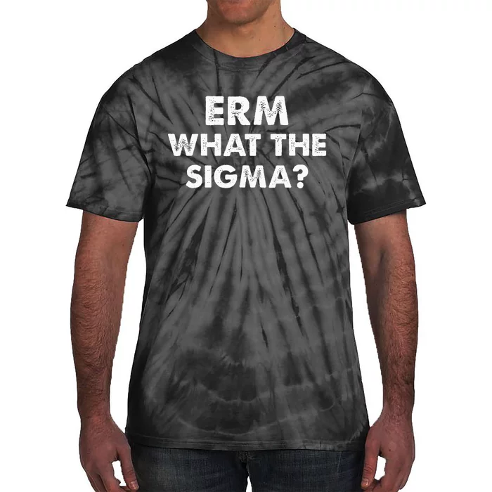 Funny Erm What The Sigma Tie-Dye T-Shirt