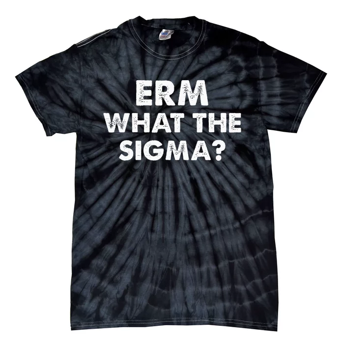 Funny Erm What The Sigma Tie-Dye T-Shirt