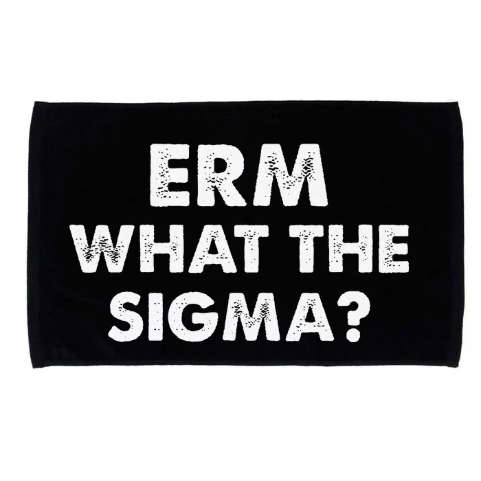 Funny Erm What The Sigma Meme Microfiber Hand Towel