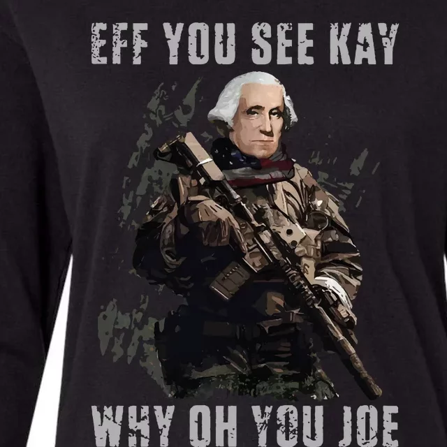 FJB Eff You See Kay Why Oh You Joe Womens Cotton Relaxed Long Sleeve T-Shirt