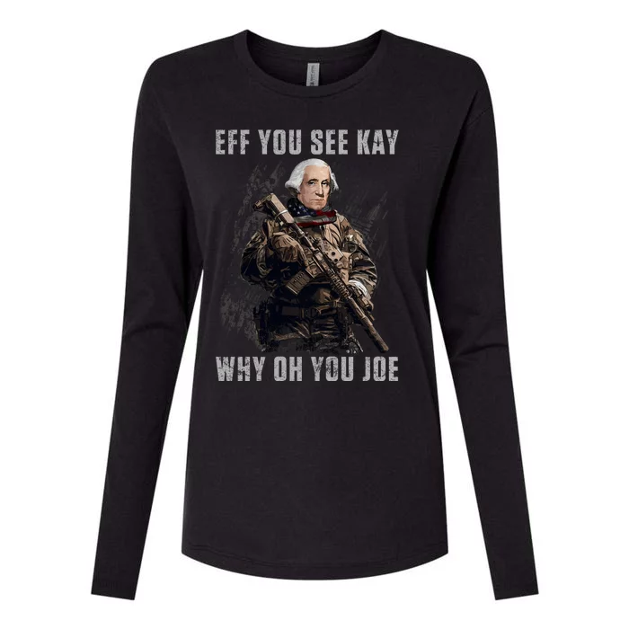 FJB Eff You See Kay Why Oh You Joe Womens Cotton Relaxed Long Sleeve T-Shirt