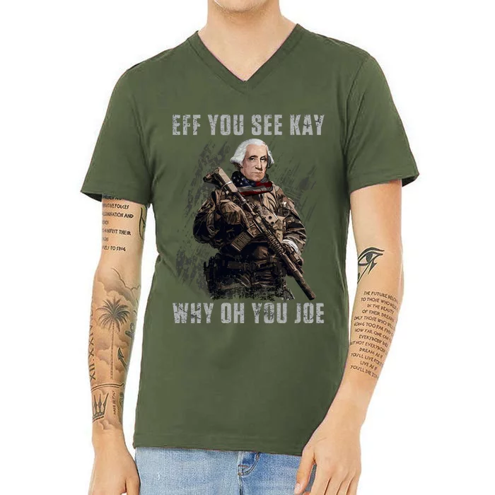 FJB Eff You See Kay Why Oh You Joe V-Neck T-Shirt