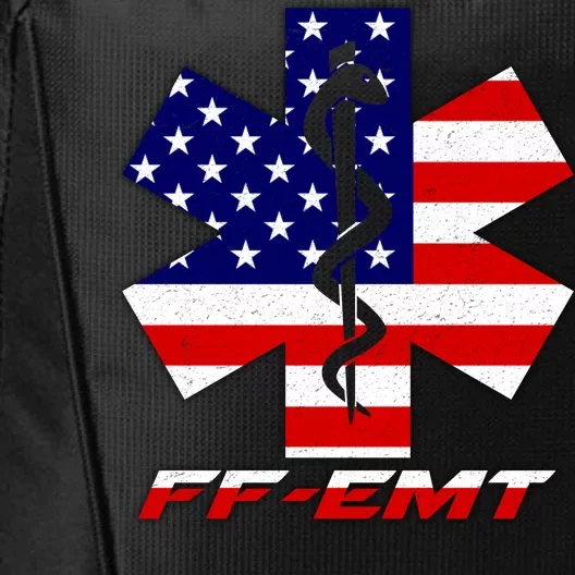 FF-EMT Firefighter Emergency Medical Tech City Backpack