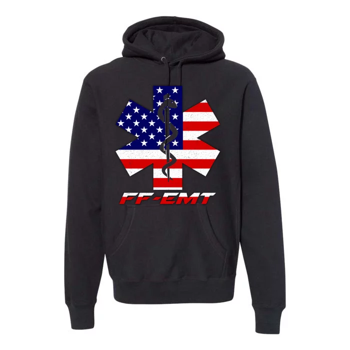 FF-EMT Firefighter Emergency Medical Tech Premium Hoodie