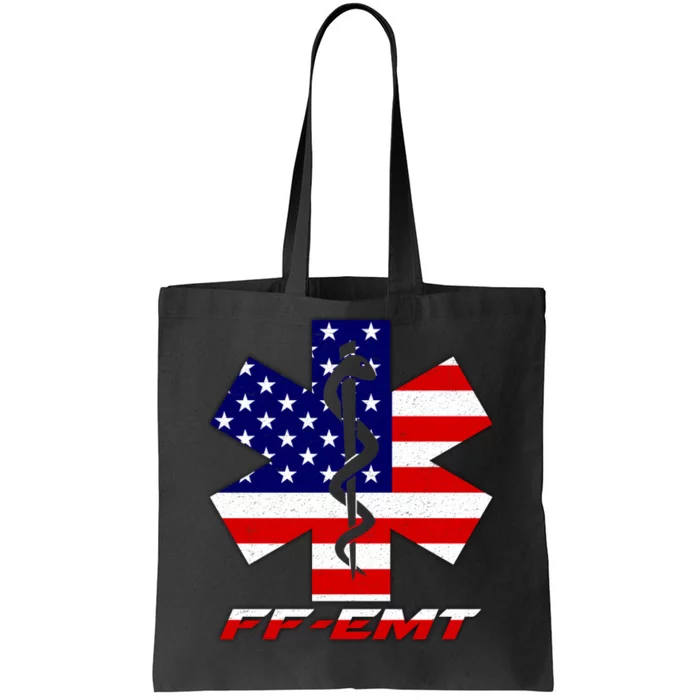 FF-EMT Firefighter Emergency Medical Tech Tote Bag