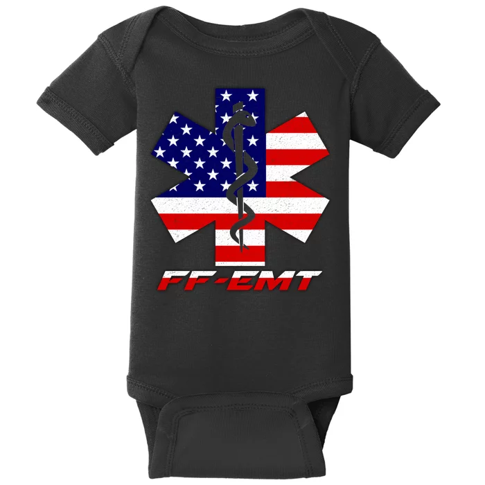 FF-EMT Firefighter Emergency Medical Tech Baby Bodysuit