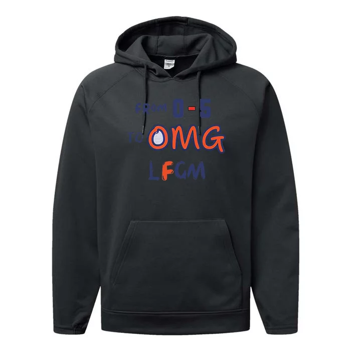 Funny From 0 5 To Omg Lfgm Ready For October Mets Performance Fleece Hoodie