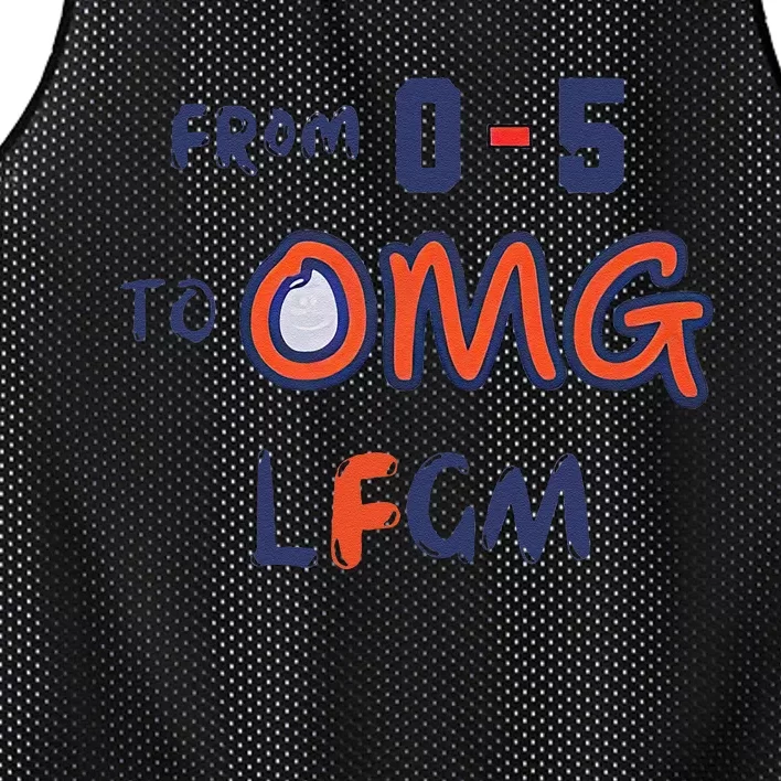 Funny From 0 5 To Omg Lfgm Ready For October Mets Mesh Reversible Basketball Jersey Tank