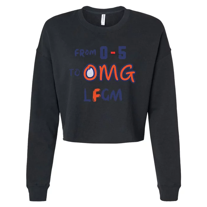 Funny From 0 5 To Omg Lfgm Ready For October Mets Cropped Pullover Crew