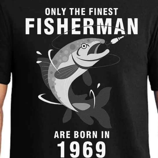 Fishing Fisherman 1969 51st Birthday Are Born In 1969 Pajama Set