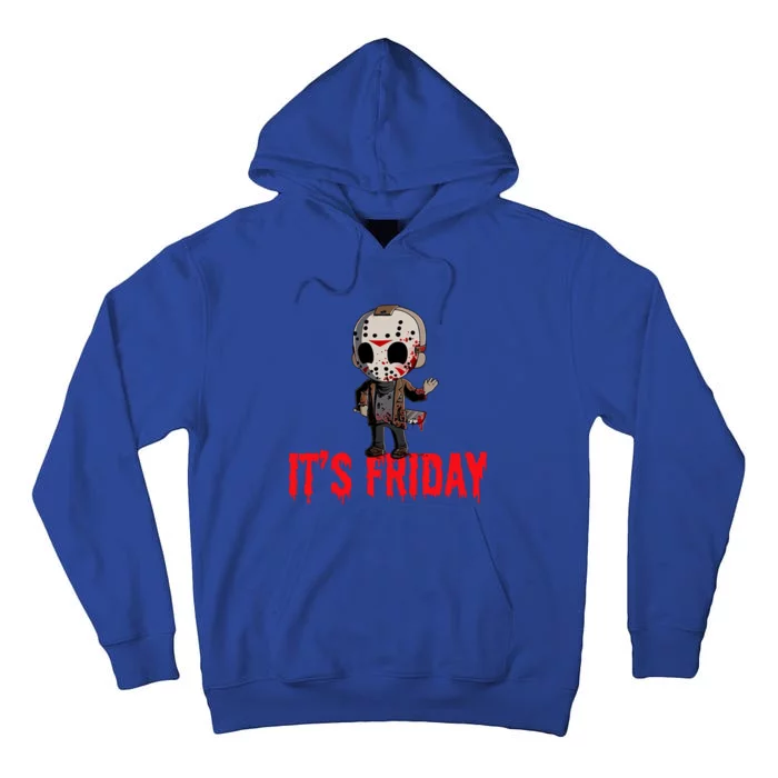 Funny Friday 13th Funny Halloween Horror Tall Hoodie