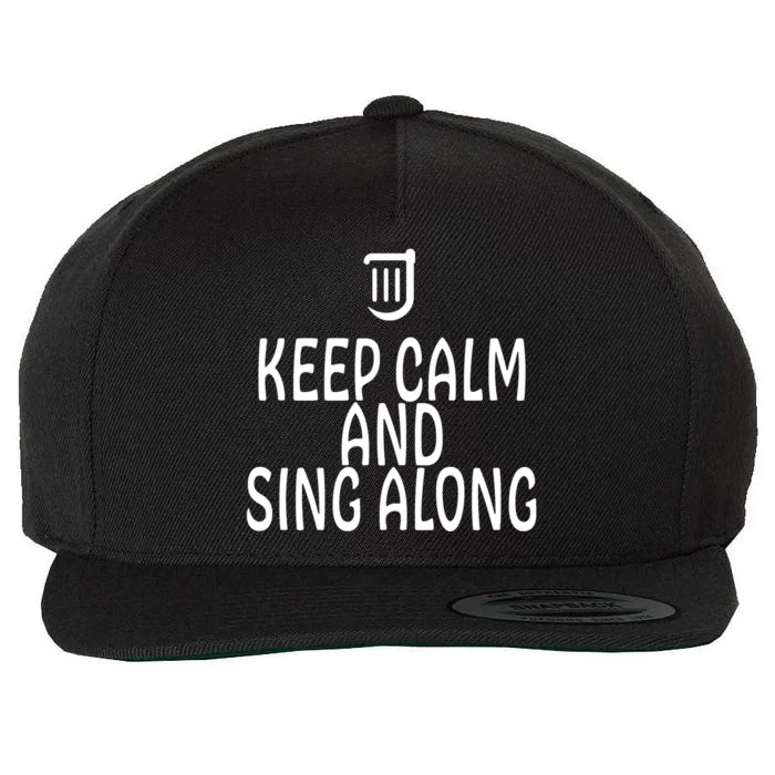 FF14 Bard Keep Calm And Sing Along Wool Snapback Cap